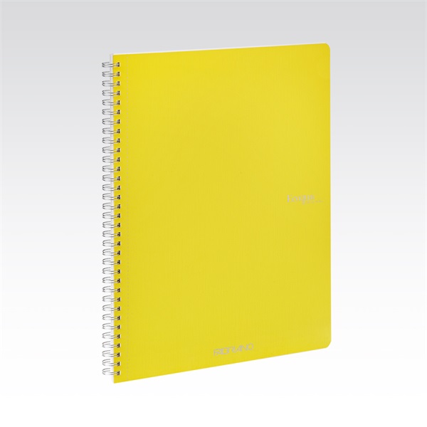 Fabriano Ecoqua A4 70lapos sárga kockás spirálfüzet Fabriano Ecoqua A4 70lapos sárga kockás spirálfüzet