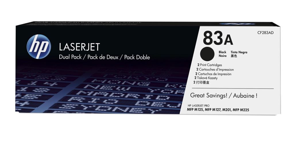 HP CF283AD 2-pack fekete toner (83A) HP CF283AD 2-pack fekete toner (83A)