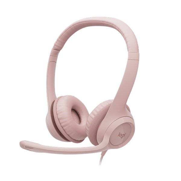 Logitech H390 sztereó headset rózsaszín (981-001281)