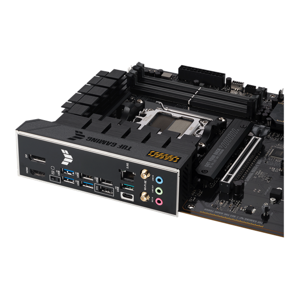 Asus Alaplap - AMD TUF GAMING B650-E WIFI AM5 (B650, ATX, 4xDDR5 8000+MHz, 4xSATA3, 3x M.2, HDMI+DP)