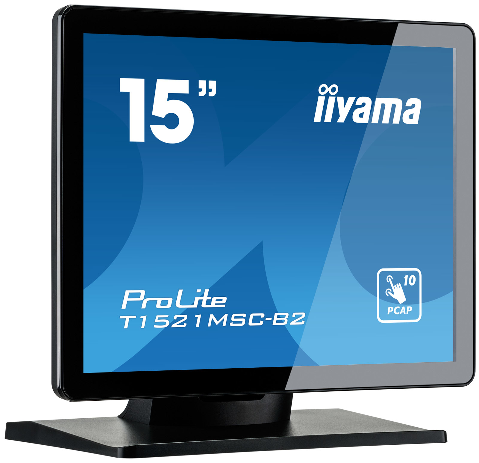 iiyama 15" ProLite T1521MSC-B2 LED Monitor - 1024x768, XGA, TN, Hangszóró, Érintőképernyő, Fekete