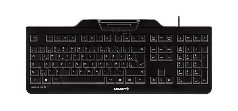 Cherry KC 1000 SC német billentyűzet fekete (JK-A0100DE-2)