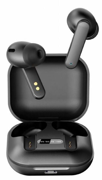 Gembird FitEar-X100B TWS Bluetooth fülhallgató fekete Gembird FitEar-X100B TWS Bluetooth fülhallgató fekete