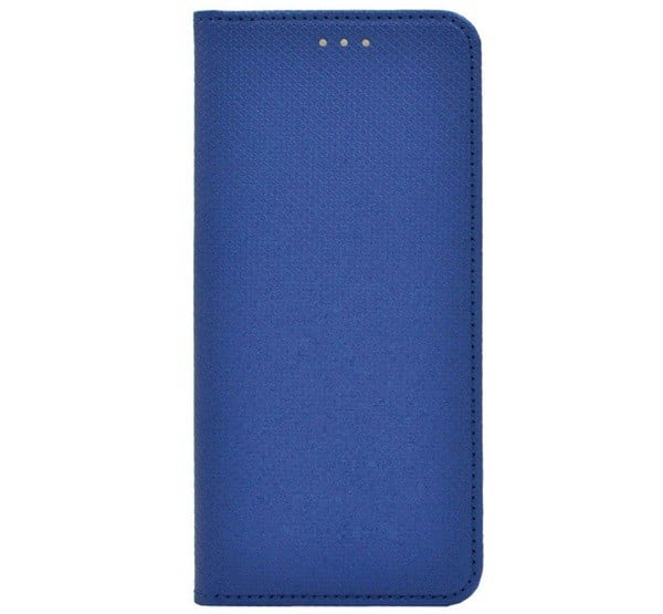 Tok álló, bőr hatású (FLIP, oldalra nyíló, asztali tartó funkció, rombusz minta) SÖTÉTKÉK [Samsung Galaxy A13 4G (SM-A135F / A137F)]