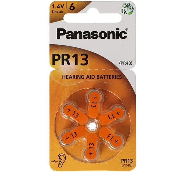 PANASONIC elem (PR13L/6LB, 1.4V, cink-levegő) 6db / csomag (PR13-6LB) PANASONIC elem (PR13L/6LB, 1.4V, cink-levegő) 6db / csomag (PR13-6LB)