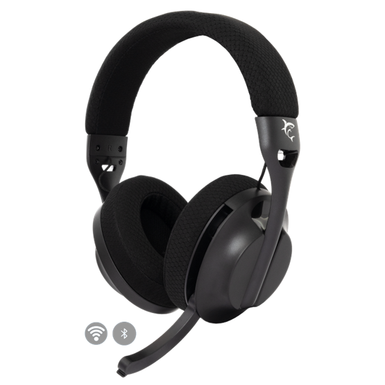 White Shark GH-2441B FALCON vezeték nélküli gamer fejhallgató mikrofonnal Fekete White Shark GH-2441B FALCON vezeték nélküli gamer fejhallgató mikrofonnal Fekete