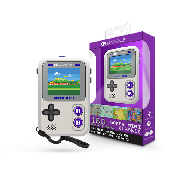MY ARCADE Gamer Mini Classic Hordozható Gray/Purple