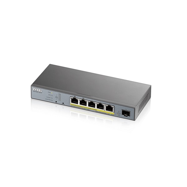ZyXEL GS1350-6HP 5-port GbE Smart Managed PoE Switch ZyXEL GS1350-6HP 5-port GbE Smart Managed PoE Switch
