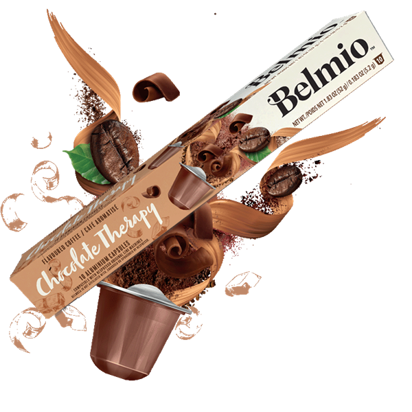 Belmio Chocolate Therapy Nespresso kompatibilis kávékapszula 10db (BLIO31181) Belmio Chocolate Therapy Nespresso kompatibilis kávékapszula 10db (BLIO31181)