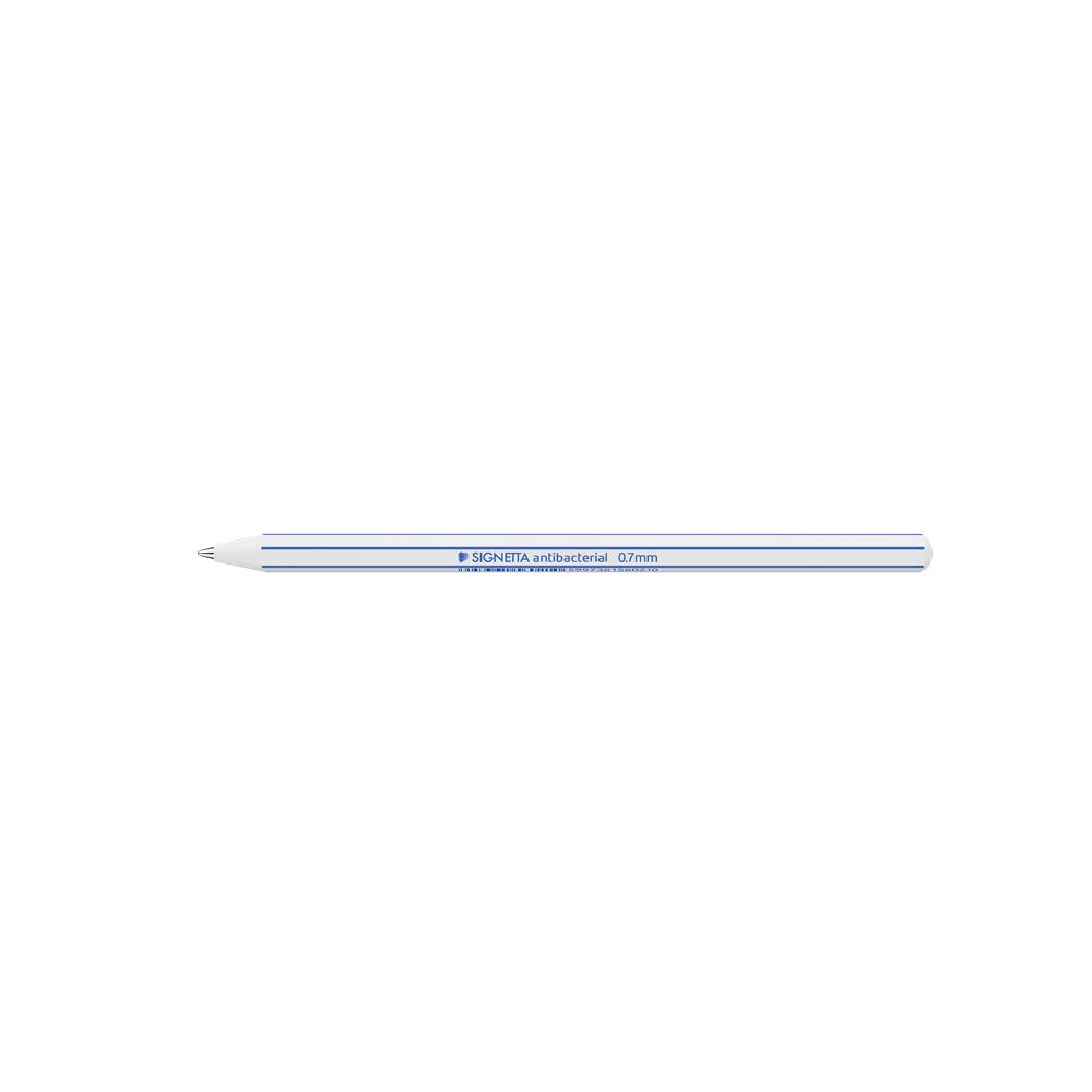 ICO Golyóstoll 0,7mm, kupakos antibakteriális  Signetta, írásszín kék (9020035000)