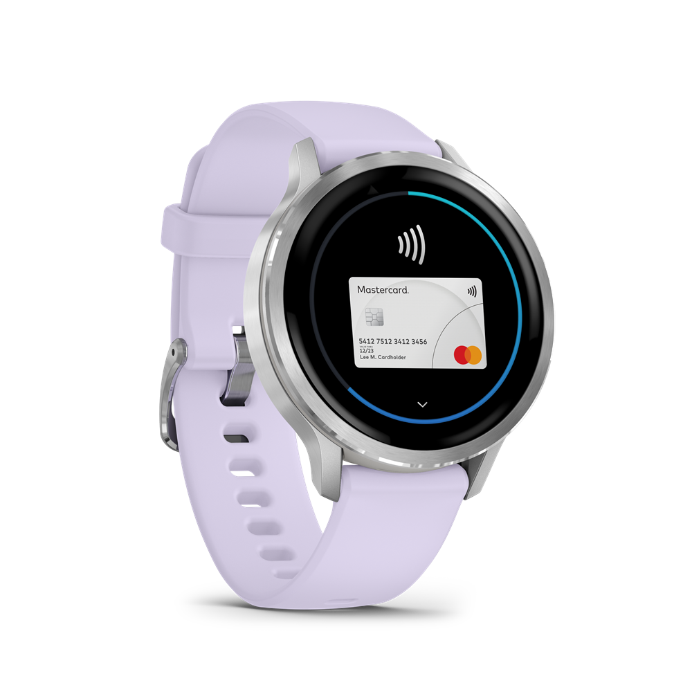 Garmin Venu 4 - 41 mm Okosóra   Ezüst-lila