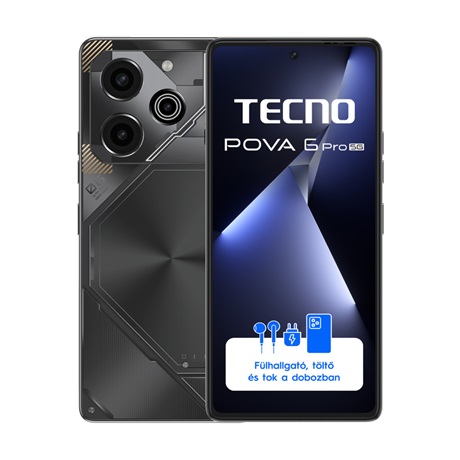 Tecno POVA 6 PRO 5G 12/256 Mobiltelefon Szürke