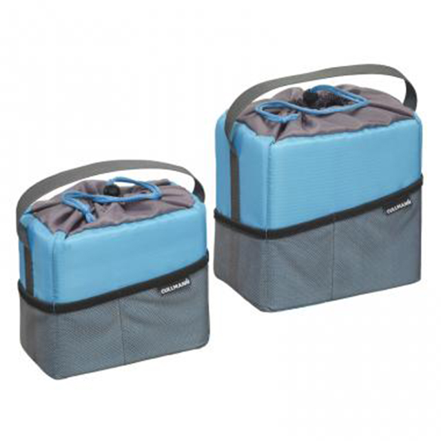 Cullmann Camera Container összehajtható, párnázott f.gép tároló, M, fekete/ciánkék