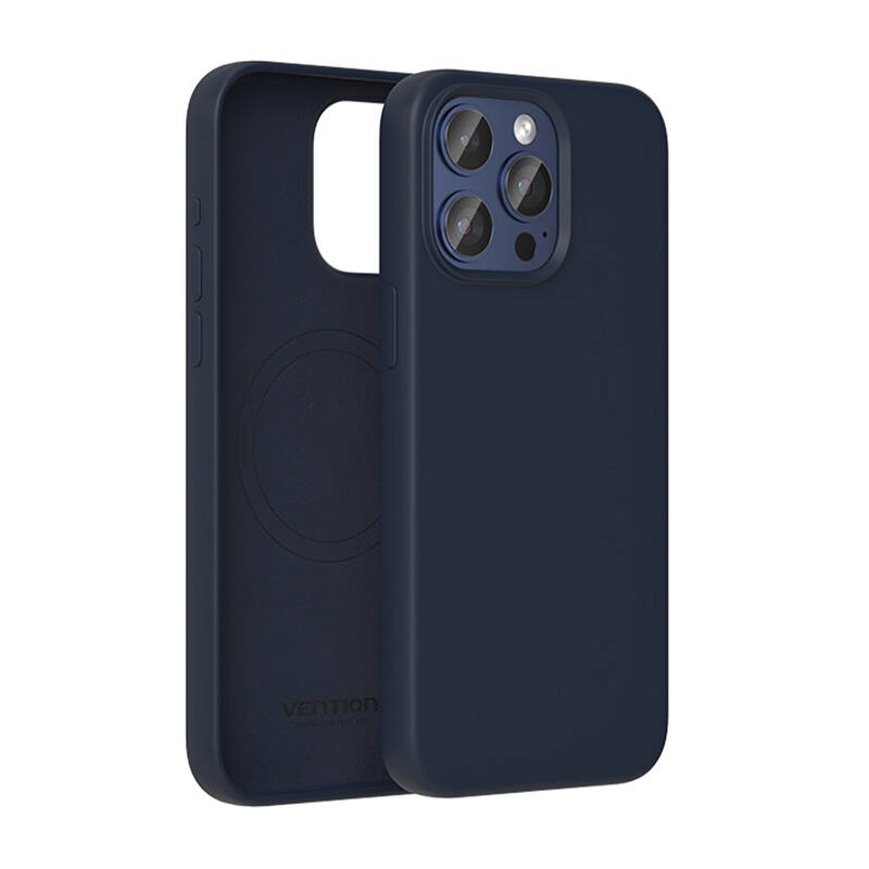 Vention KUFL0-30 szilikon tok iPhone 15 Pro készülékhez (kék) Vention KUFL0-30 szilikon tok iPhone 15 Pro készülékhez (kék)