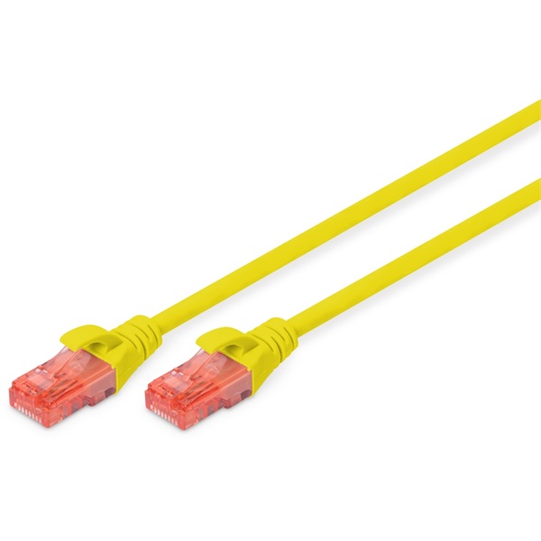DIGITUS CAT6 U/UTP LSZH 10m sárga patch kábel DIGITUS CAT6 U/UTP LSZH 10m sárga patch kábel