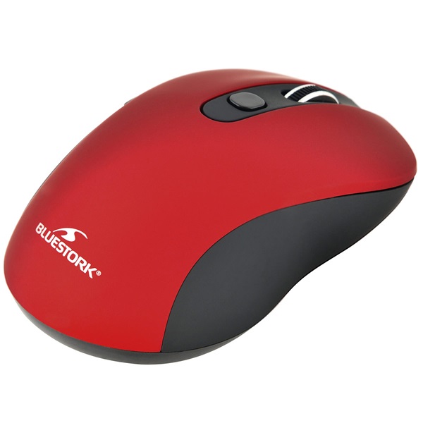 Bluestork  M-WL-OFF60-RED  Vezeték nélküli Egér Piros 