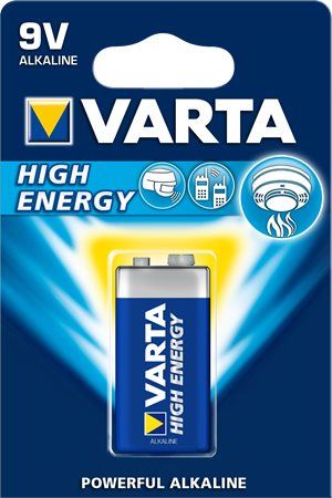 Varta High Energy alkáli elem 9V 6RL61 (1db/csomag) (4922121411) Varta High Energy alkáli elem 9V 6RL61 (1db/csomag) (4922121411)