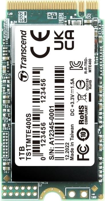 Transcend 1TB M.2 2242 NVMe MTE400S Transcend 1TB M.2 2242 NVMe MTE400S