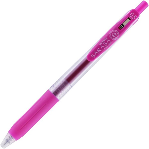 Zebra Sarasa Clip 0,5 magenta zseléstoll Zebra Sarasa Clip 0,5 magenta zseléstoll