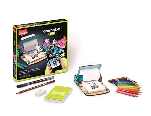 MAPED CREATIV Animaker Flip Animációkészítő készlet applikációval  Pop mini