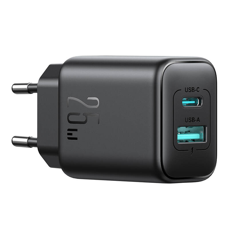 Joyroom JR-TCF13 Dual-Port (A+C) 25W hálózati töltő Fekete