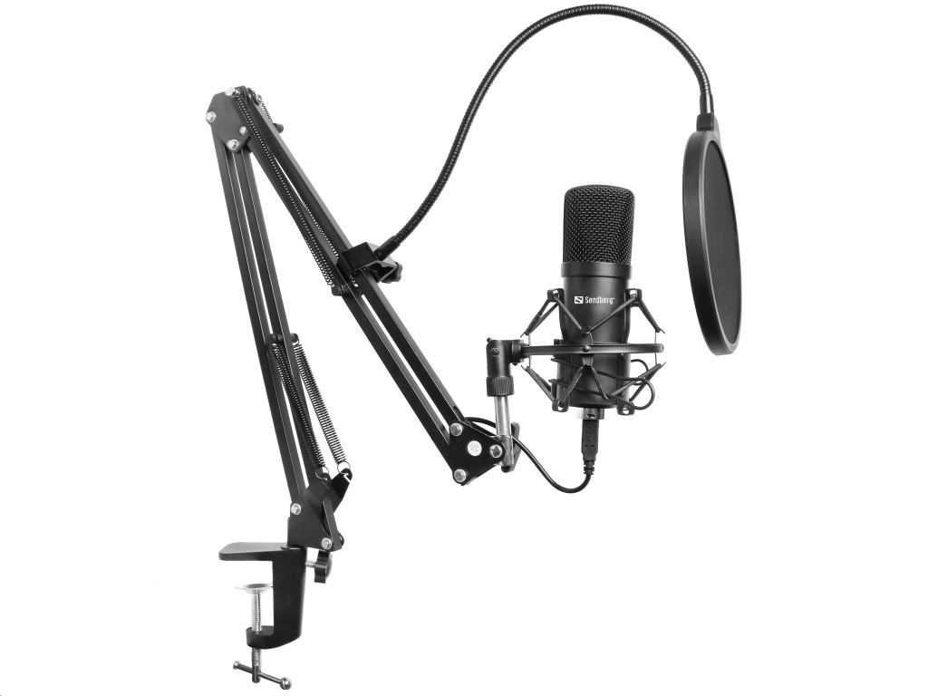 Sandberg mikrofonkészlet Streameléshez USB (126-07)