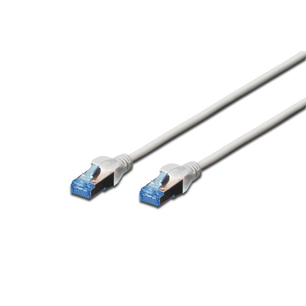 DIGITUS CAT5e F/UTP PVC 3m árnyékolt szürke patch kábel DIGITUS CAT5e F/UTP PVC 3m árnyékolt szürke patch kábel