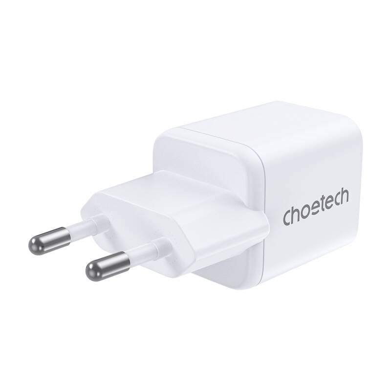Choetech PD30W két portos fali töltő 1C1A Fehér 