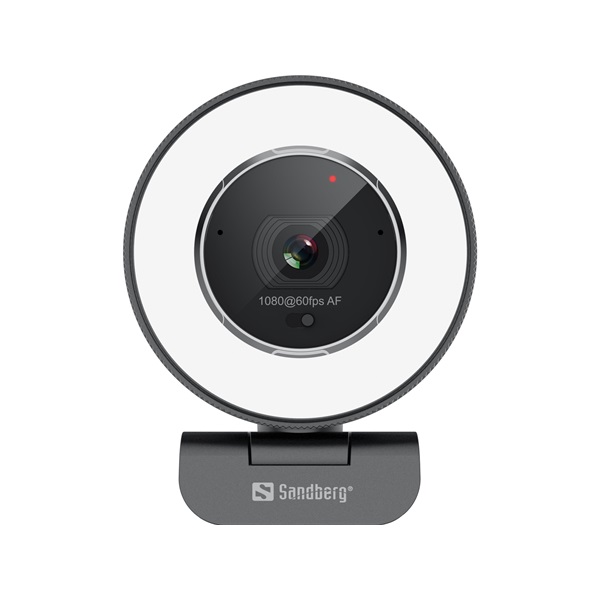 Sandberg Streamer USB Webcam Pro Elite Webkamera Fekete/ezüst 