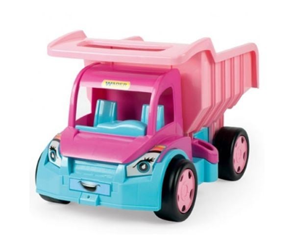 Wader Gigant Truck Óriás dömper 55cm rózsaszín (65006)