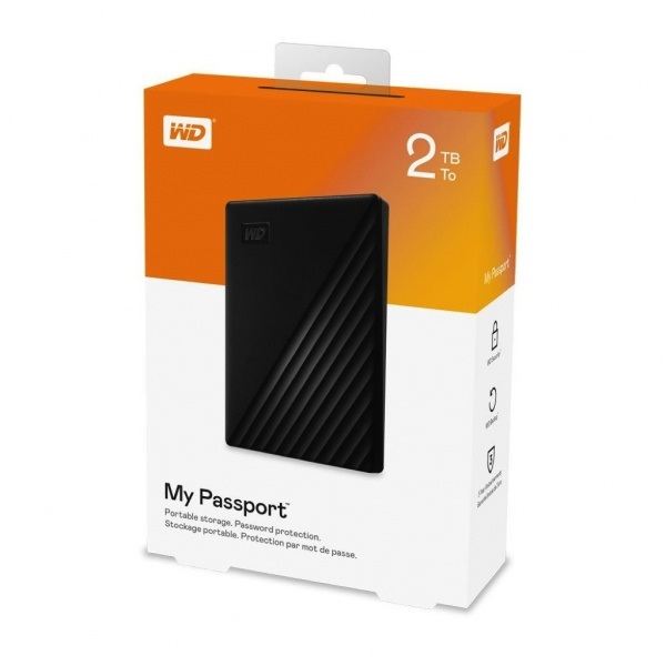 2TB WD 2.5" My Passport külső winchester fekete (WDBYVG0020BBK) 2TB WD 2.5" My Passport külső winchester fekete (WDBYVG0020BBK)