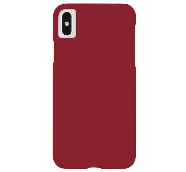 CASE-MATE BARELY THERE műanyag telefonvédő (ultrakönnyű) BORDÓ [Apple iPhone XS 5.8]