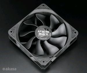Akasa APACHE Black 120mm hűtőventilátor (AK-FN058)