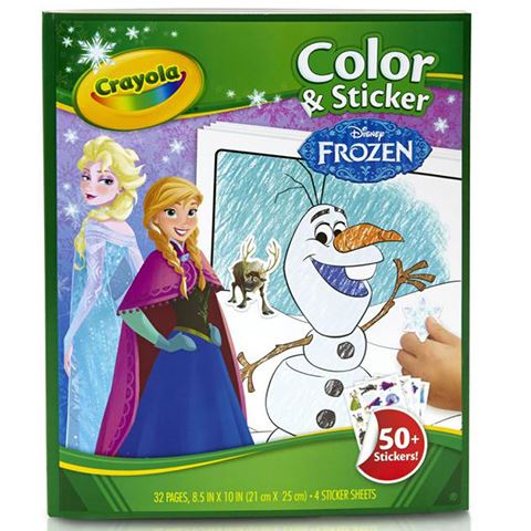 Crayola Jégvarázs 2 színező, kifestő és matricázó füzet (04-5864) Crayola Jégvarázs 2 színező, kifestő és matricázó füzet (04-5864)