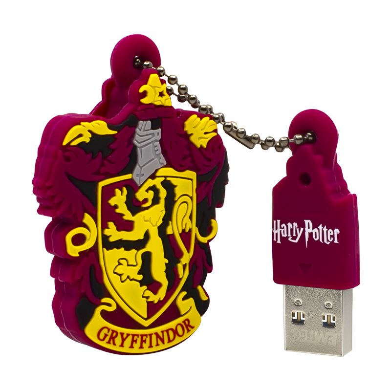 Pen Drive 32GB Emtec Harry Potter Gryffindor USB 2.0 (UE32GHPG) Pen Drive 32GB Emtec Harry Potter Gryffindor USB 2.0 (UE32GHPG)
