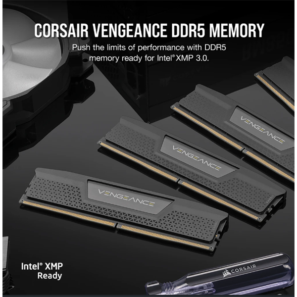 Corsair 16GB DDR5 5200MHz Kit(2x8GB) Vengeance Black