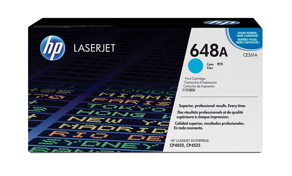 HP CE261A cián toner (648A) HP CE261A cián toner (648A)