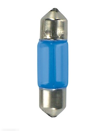 Lampa Blu-Xe SV7-8 szofita, (10W) 8x28mm izzó, kék színű, pár (0158308)