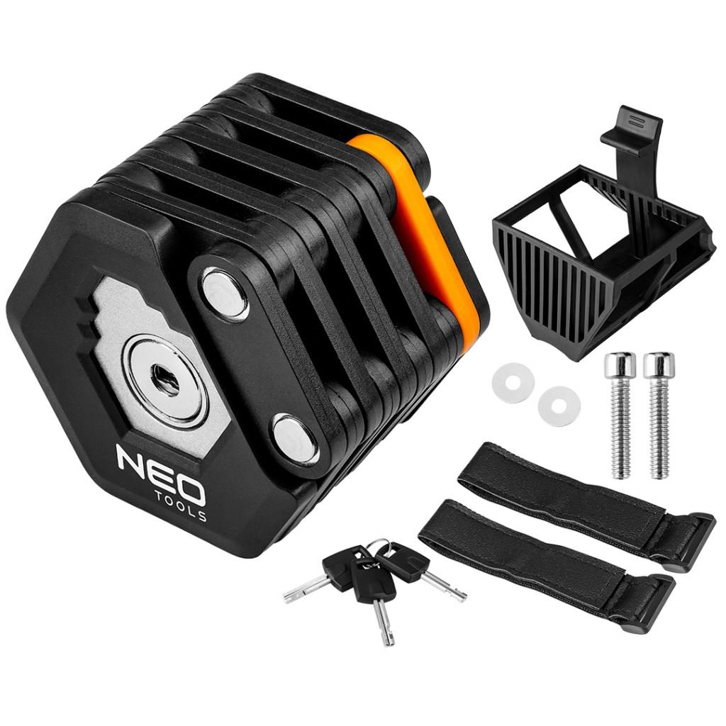 NEO Tools Összecsukható kerékpárzár (91-006)