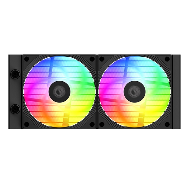 ID-Cooling   FX240 INF 27.2dB; max. 98,54 m3/h  2x12cm  A-RGB  CPU Water Cooler Fekete 