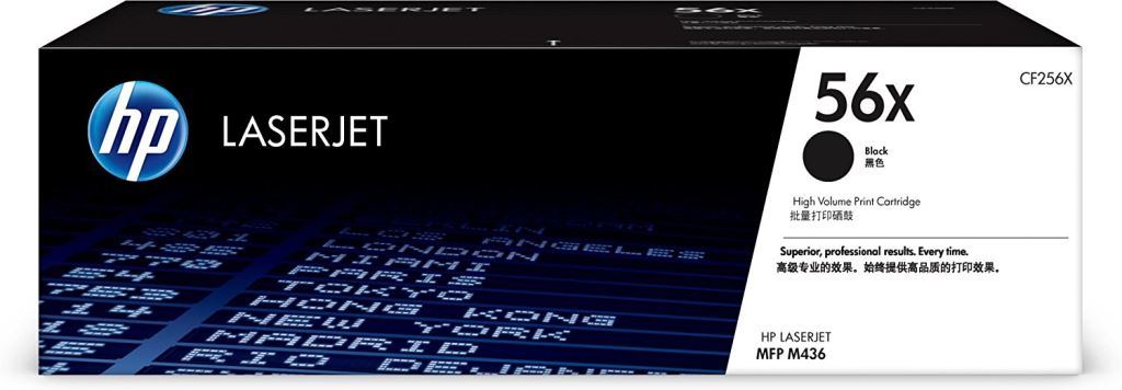 HP CF256X nagy kapacitású LaserJet toner fekete (56X) HP CF256X nagy kapacitású LaserJet toner fekete (56X)