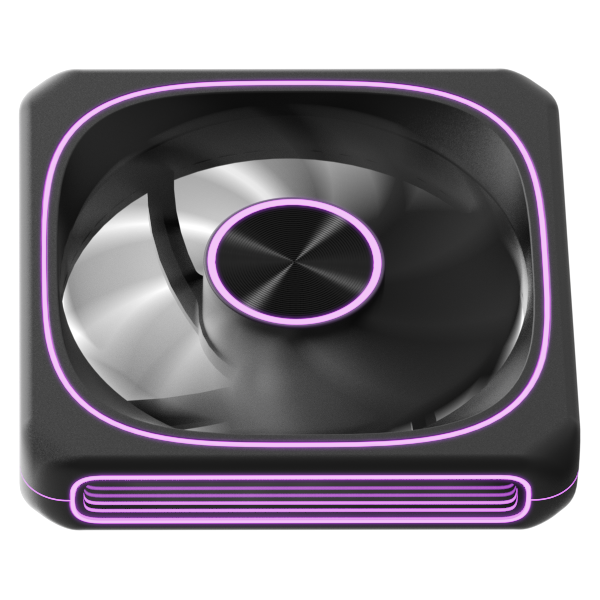 Formula Cooler 12cm   Air Fusion 1 BK  29,93dB  max. 39.11 CFM  PWM4-Pin+ARGB3-Pin hydro bearing ház hűtésre ARGB