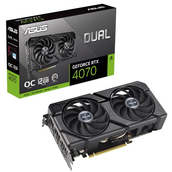 ASUS NVIDIA RTX 4070 SUPER 12GB GDDR6X DUAL-RTX4070S-O12G-EVO Videókártya ASUS NVIDIA RTX 4070 SUPER 12GB GDDR6X DUAL-RTX4070S-O12G-EVO Videókártya