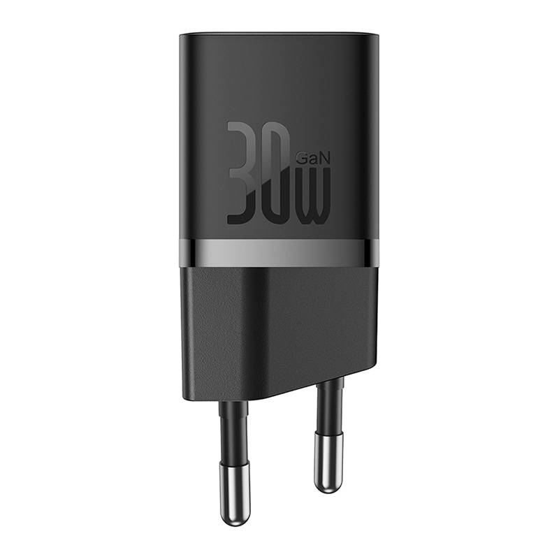 Mini wall charger Baseus GaN5 30W (black) Mini wall charger Baseus GaN5 30W (black)