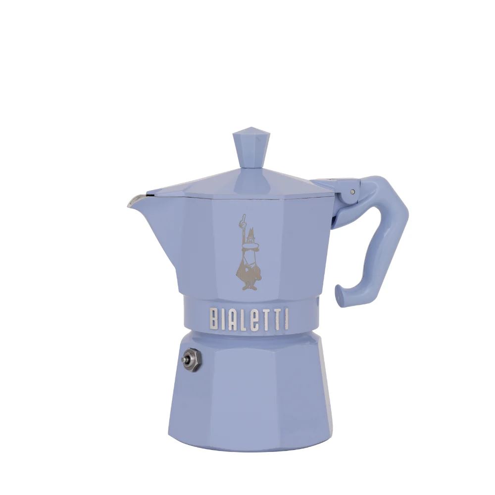 Bialetti Moka Exclusive 3 személyes kávéfőző világoskék 