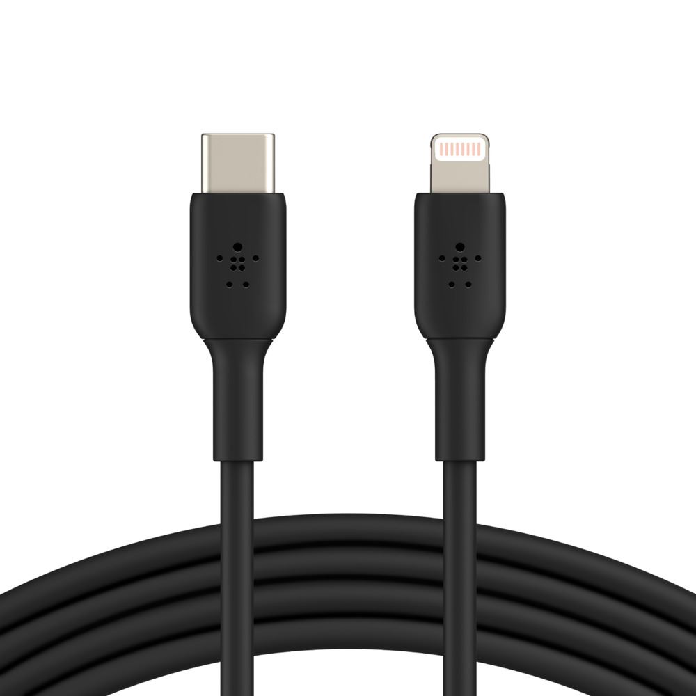 Belkin BOOST CHARGE USB-C - Lightning kábel 1m fekete (CAA003bt1MBK) Belkin BOOST CHARGE USB-C - Lightning kábel 1m fekete (CAA003bt1MBK)