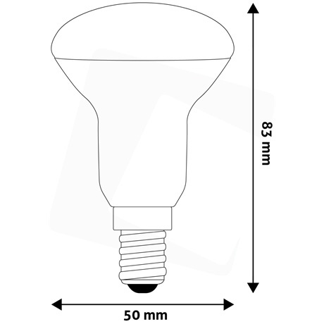 Avide ABR50NW-4.9W LED IZZÓ R50 4.9W E14 NW 4000K Avide ABR50NW-4.9W LED IZZÓ R50 4.9W E14 NW 4000K