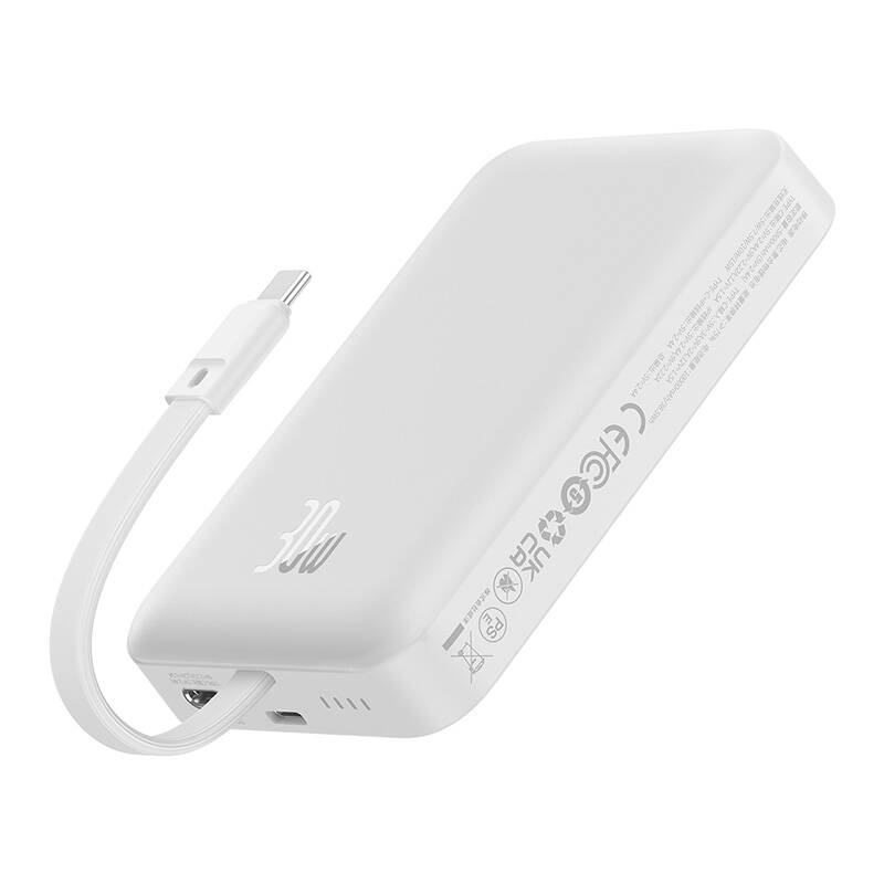Powerbank Baseus Magnetic Mini 10000mAh 30W MagSafe (white) Powerbank Baseus Magnetic Mini 10000mAh 30W MagSafe (white)