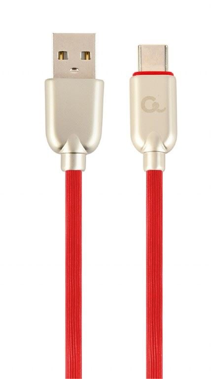 Gembird USB Type-C - USB-A adat- és töltőkábel 1m piros (CC-USB2R-AMCM-1M-R) Gembird USB Type-C - USB-A adat- és töltőkábel 1m piros (CC-USB2R-AMCM-1M-R)
