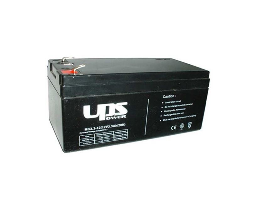 UPS Power zselés ólomsavas gondozásmentes akkumulátor 12V 3300mAh 134.4x67.5x67mm (MC3.3-12) UPS Power zselés ólomsavas gondozásmentes akkumulátor 12V 3300mAh 134.4x67.5x67mm (MC3.3-12)